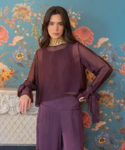 Blusa capa seda gundy