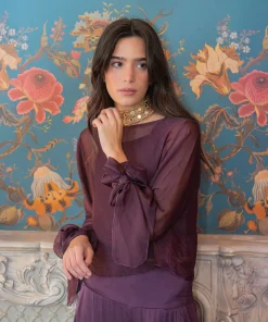 Blusa capa seda gundy