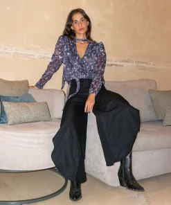 Blusa gasa lurex Pampaneira