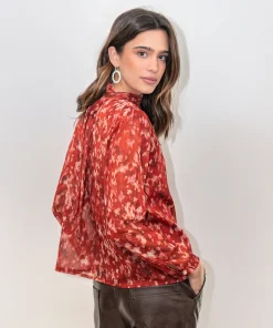Blusa gasa lurex Pampaneira