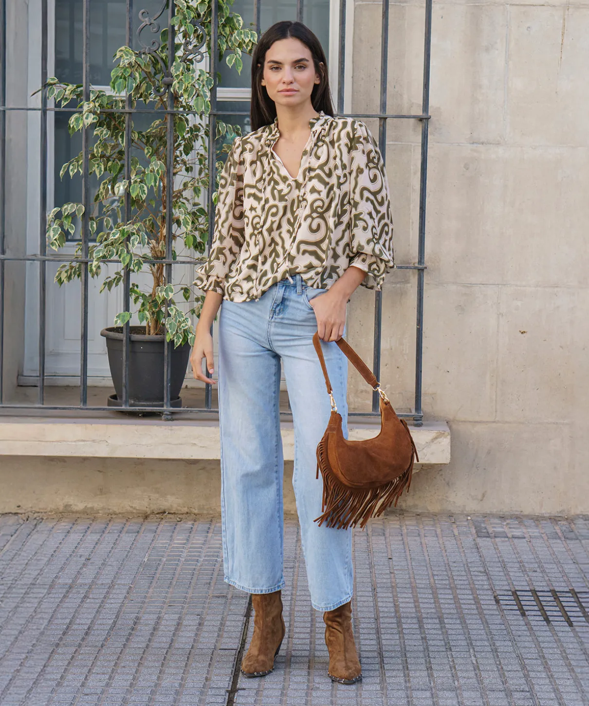Blusa romantica Pisa