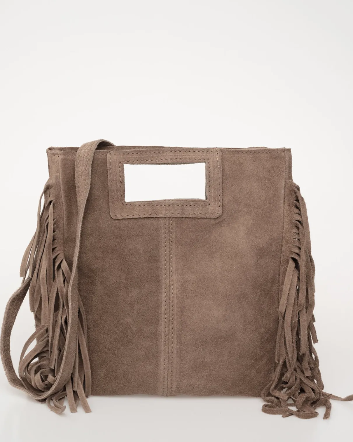 Bolso ante flecos colores