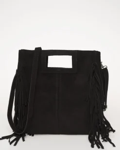Bolso ante flecos colores