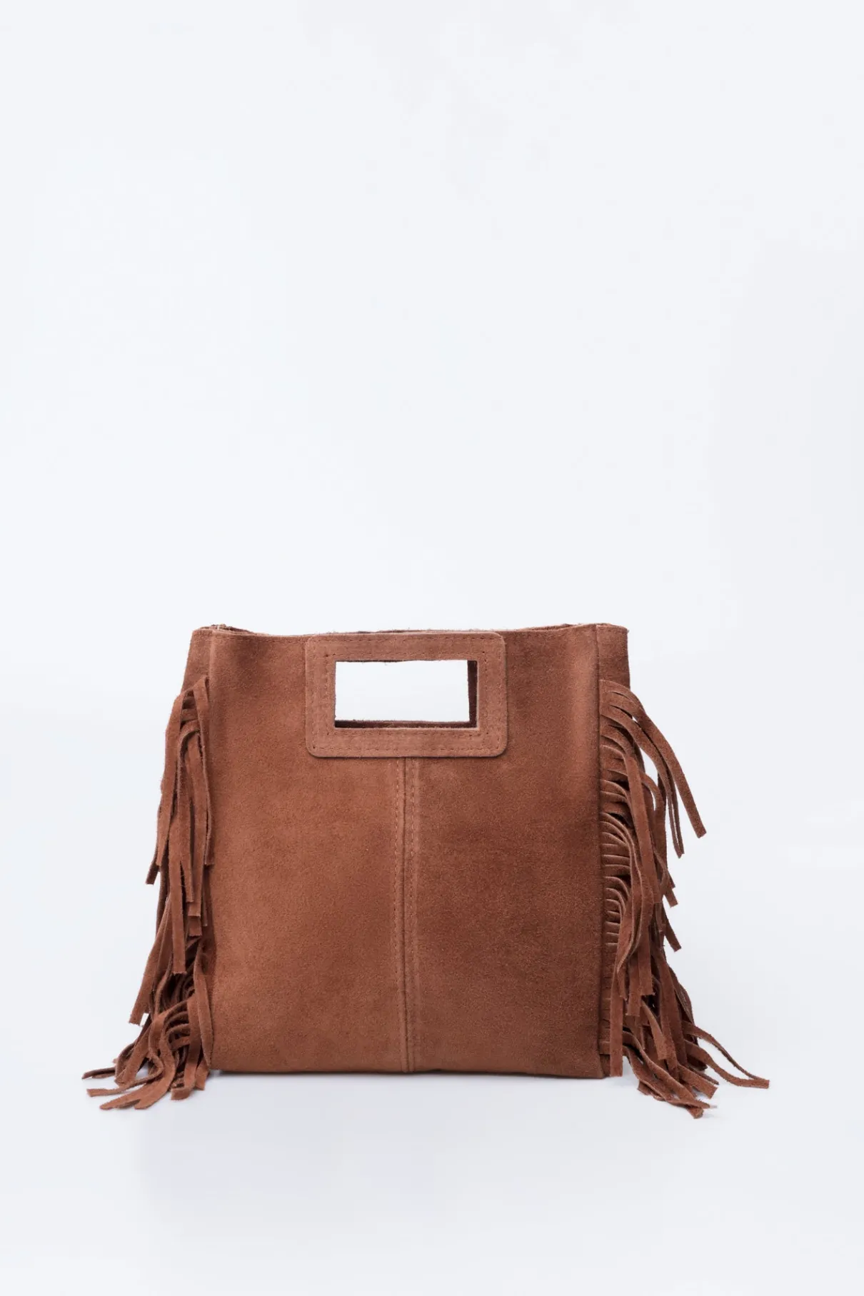 Bolso ante flecos colores