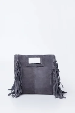 Bolso ante flecos colores