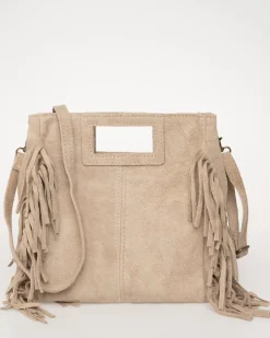 Bolso ante flecos colores