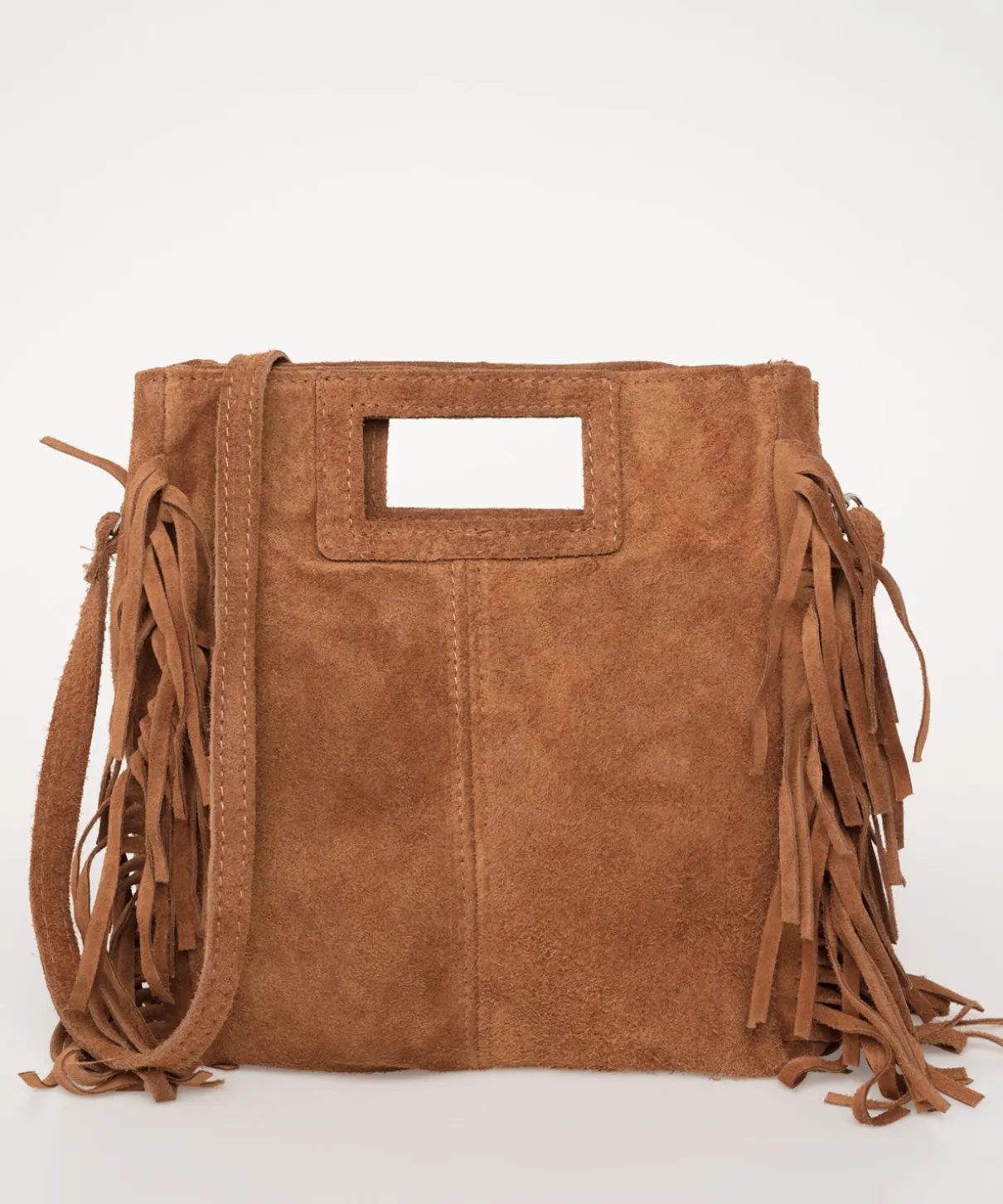 Bolso ante flecos colores