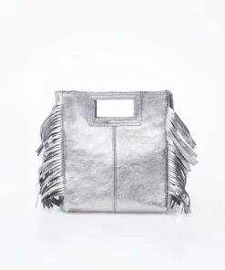 Bolso flecos metalizados
