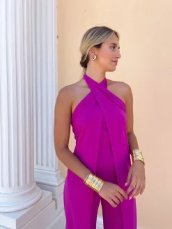 Brazalete maxi hilos oro