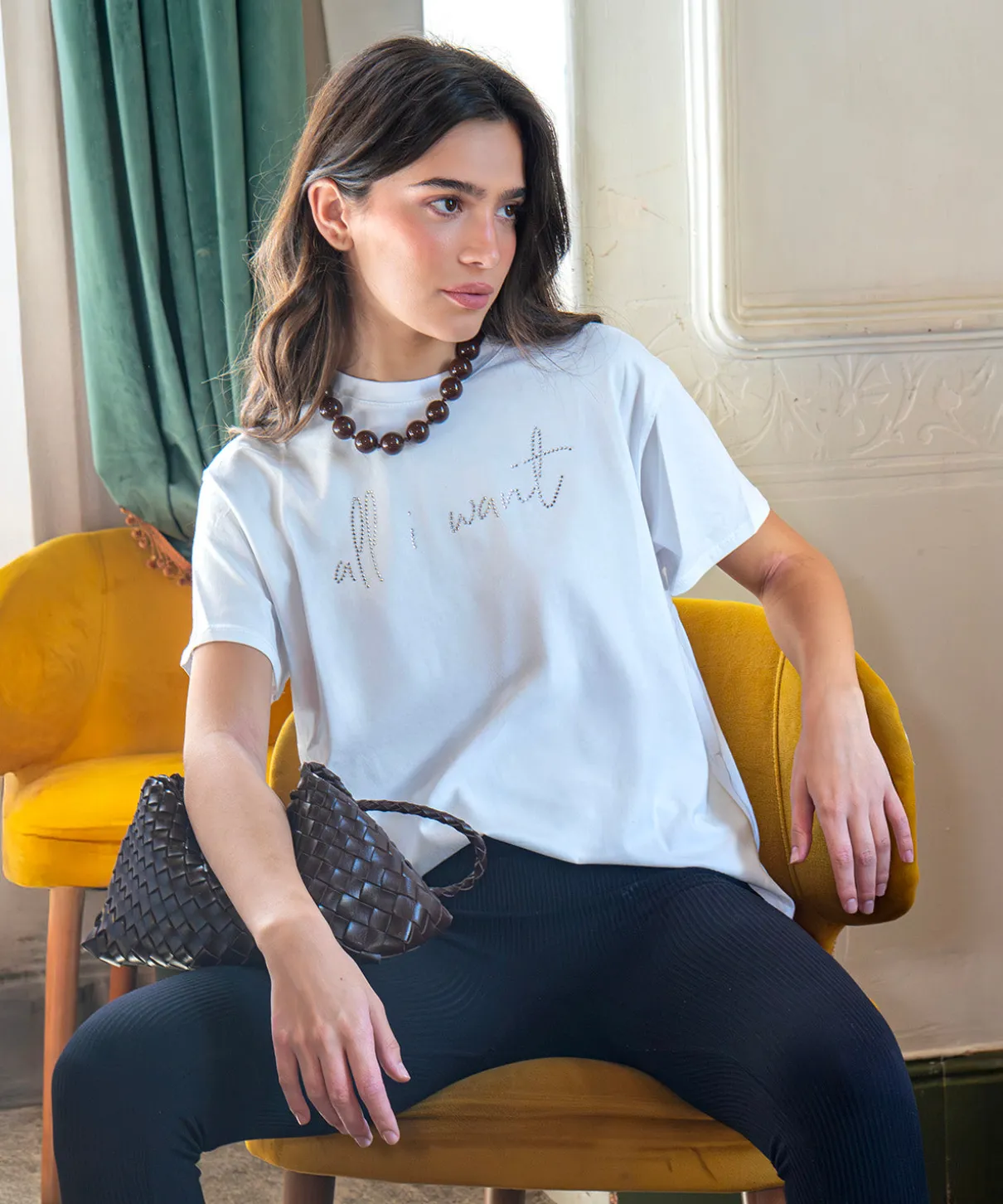 Camiseta glitter alliwant