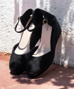 Cuñas pulsera tobillo negra