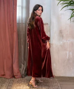 Kimono largo terciopelo Caldera