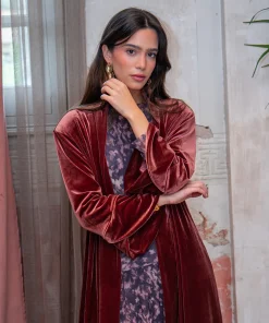 Kimono largo terciopelo Caldera