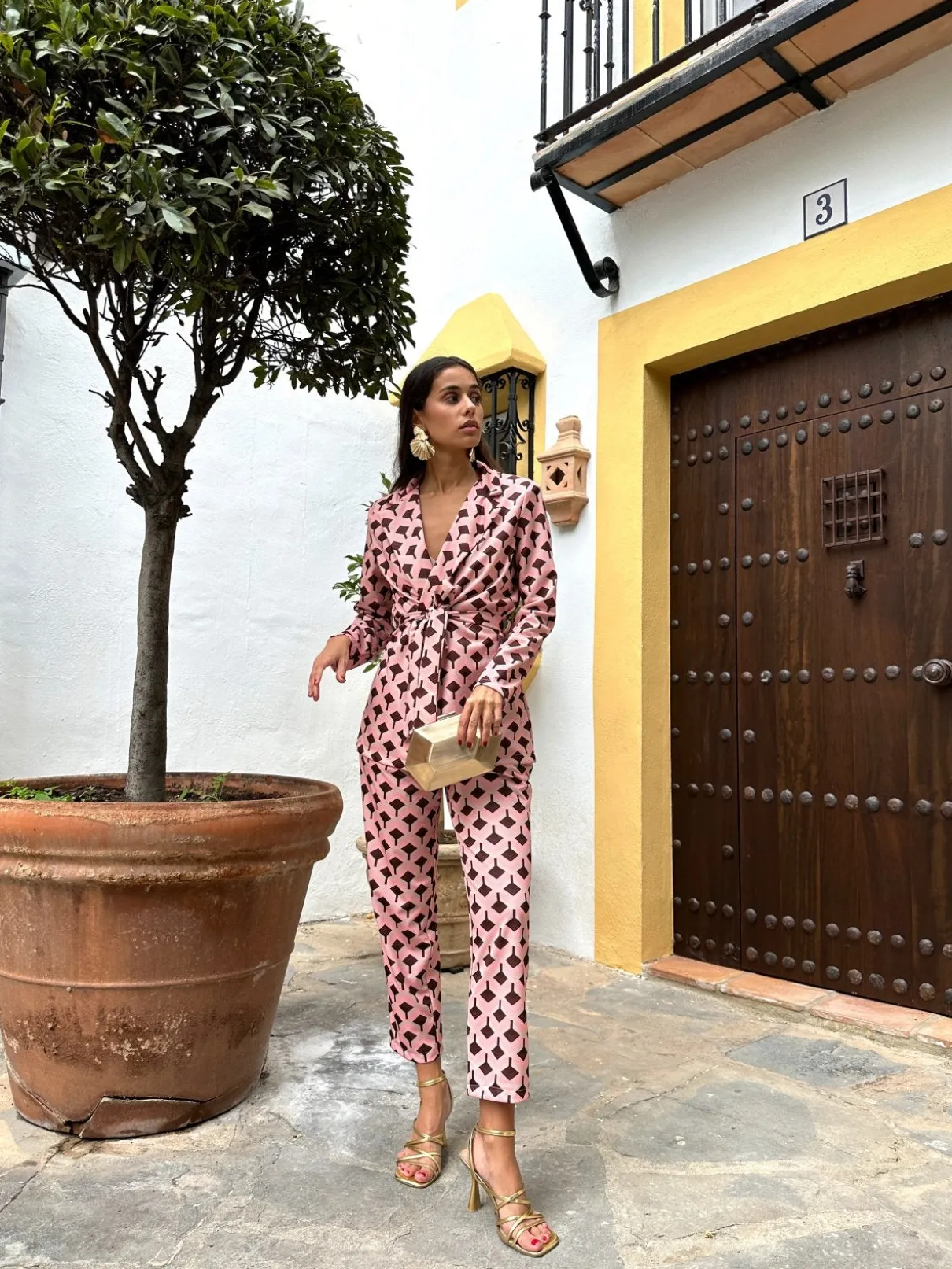 Traje Estela pink