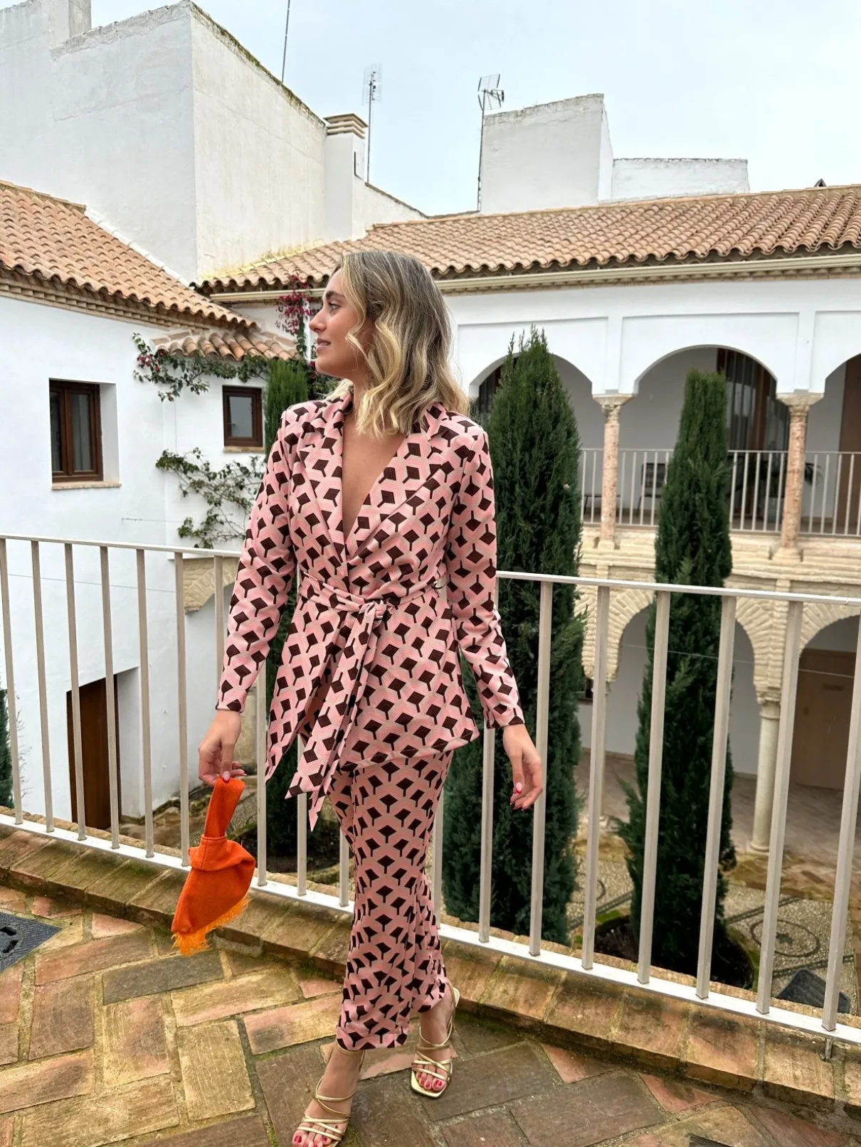 Traje Estela pink