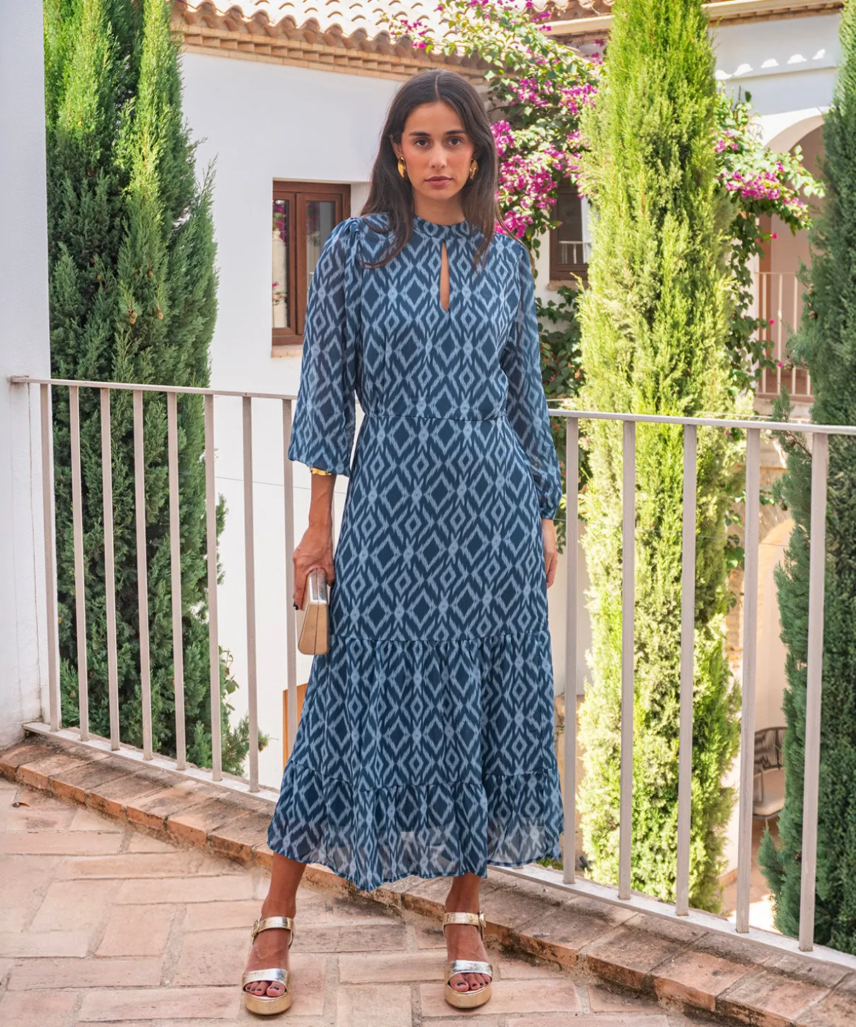 Vestido estampado Arezzo