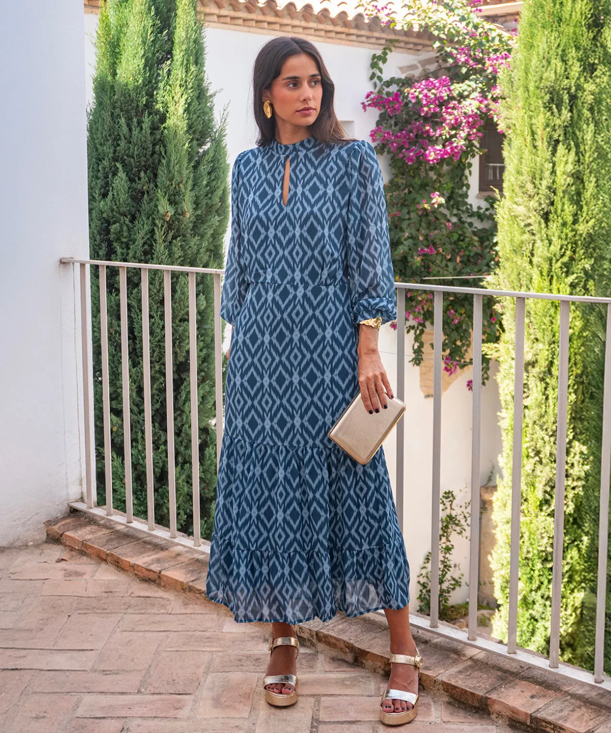 Vestido estampado Arezzo