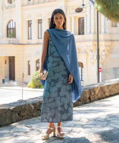 Vestido estampado Trapani