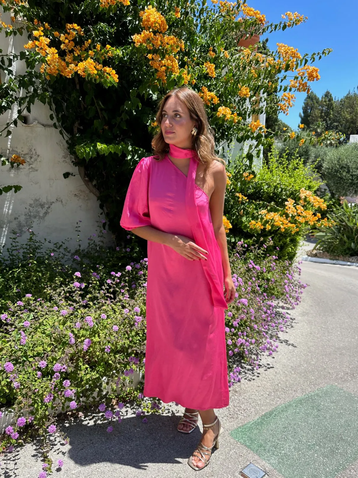 Vestido Gara Fucsia