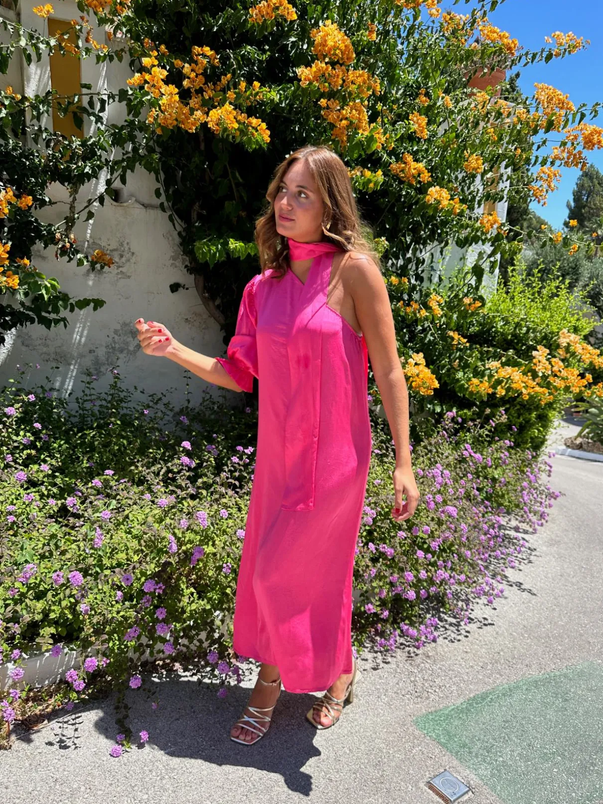 Vestido Gara Fucsia
