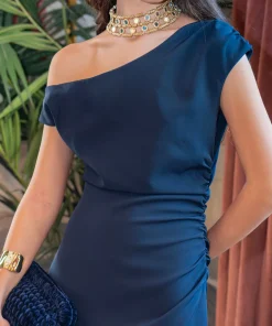 Vestido Imena azul marino