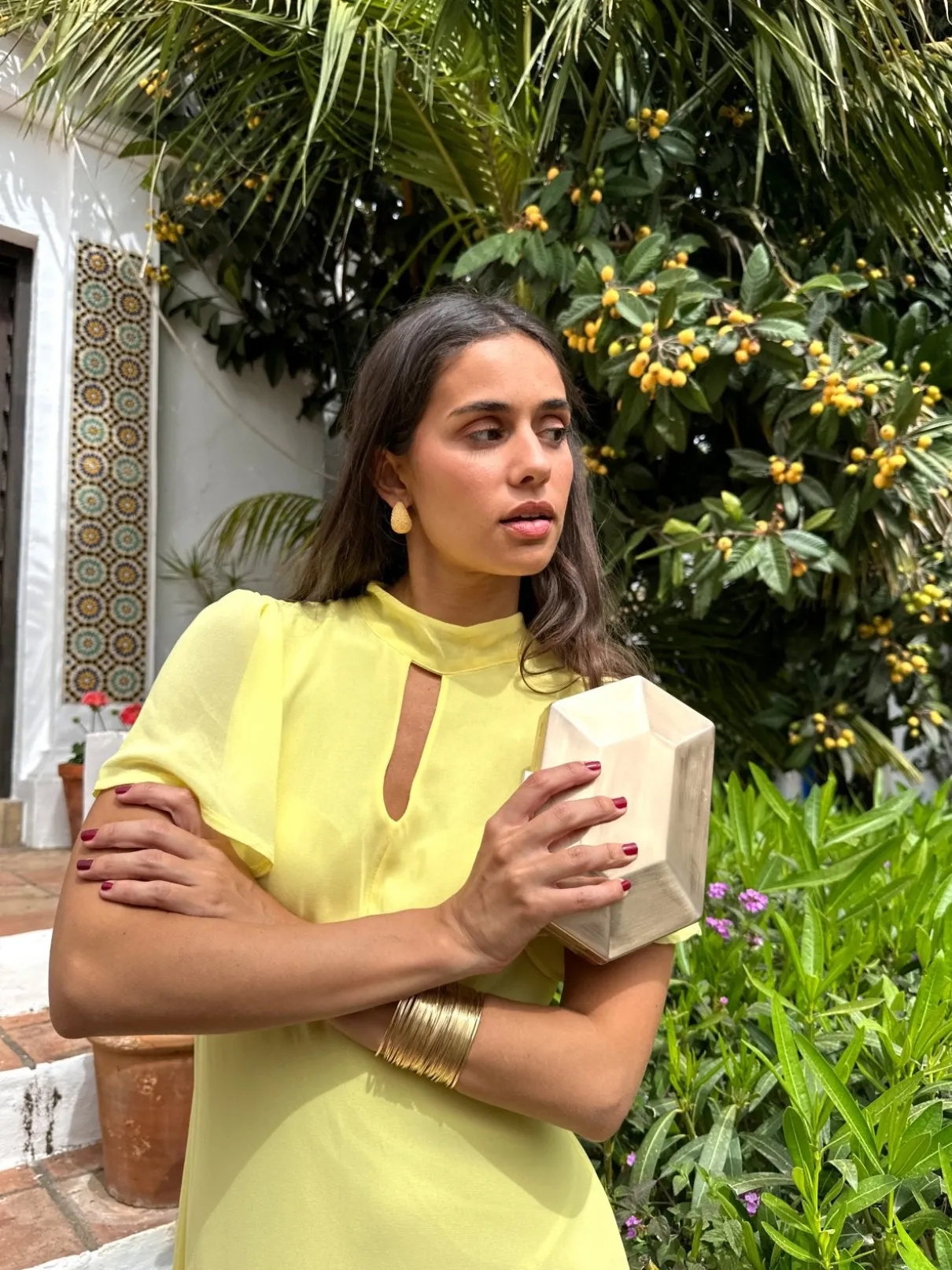 Vestido manga corta Liss