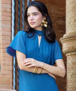 Vestido manga corta Liss