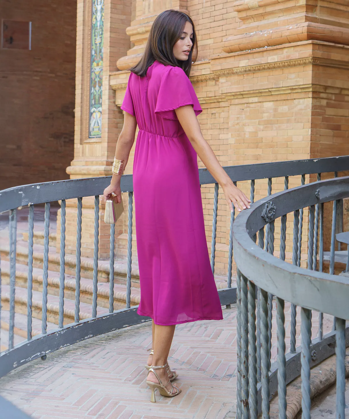 Vestido manga corta Liss