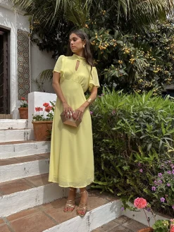 Vestido manga corta Liss