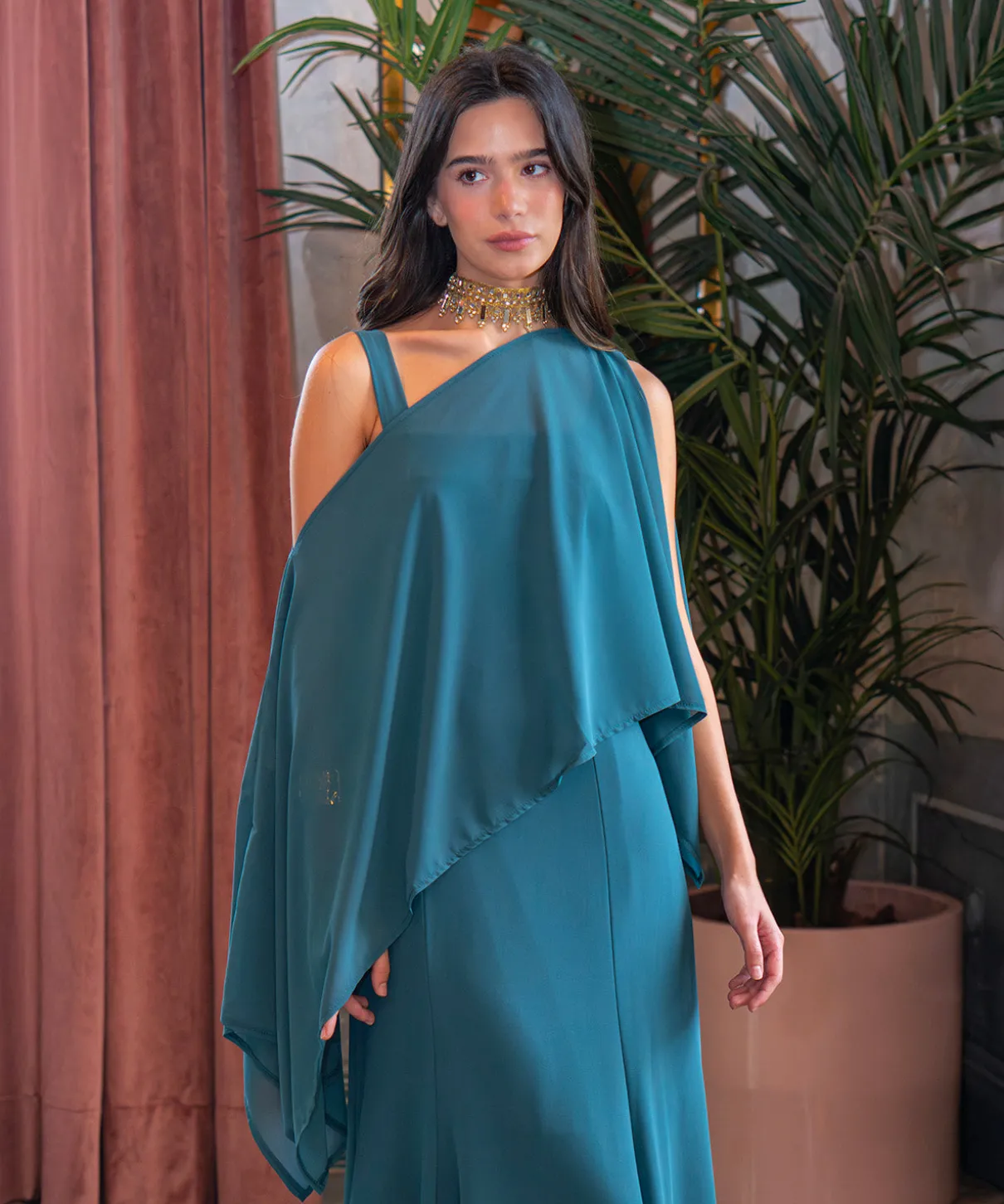 Vestido Ryota petroleo