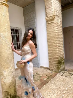 Vestido tirantes flores